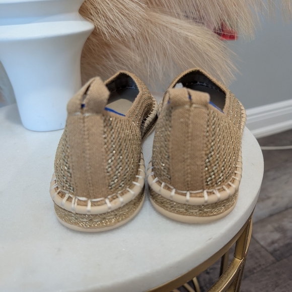 New Rothy's Tan Espadrille Slip Ons - Picture 3 of 7
